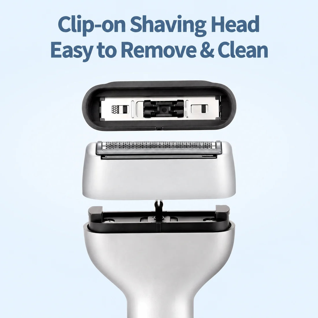 🪒Men's Rechargeable Foil Electric Shaver ⚡🧔– Efficient Close Shaving, Cordless Portable Wet & Dry Beard Razor for Daily Grooming