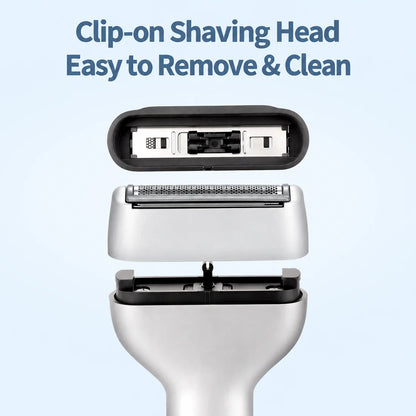 🪒Men's Rechargeable Foil Electric Shaver ⚡🧔– Efficient Close Shaving, Cordless Portable Wet & Dry Beard Razor for Daily Grooming