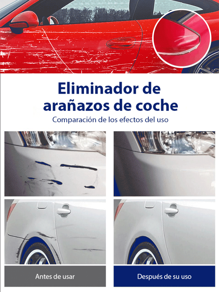 🔥Spray reparador de arañazos para coche – ¡Ahorra dinerales en el taller!