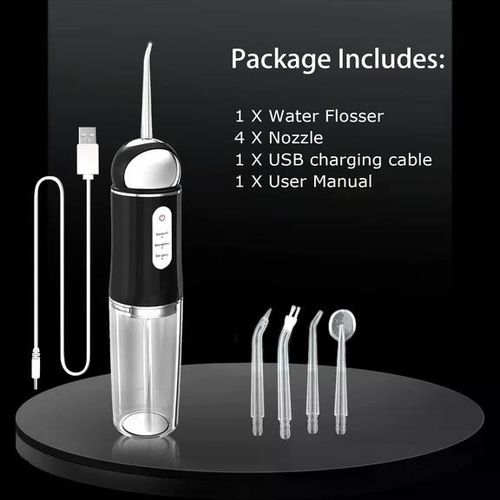 Portable Water Flosser Oral Irrigator with 3 Modes