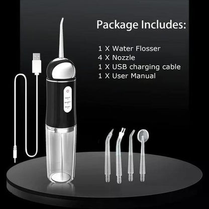 Portable Water Flosser Oral Irrigator with 3 Modes