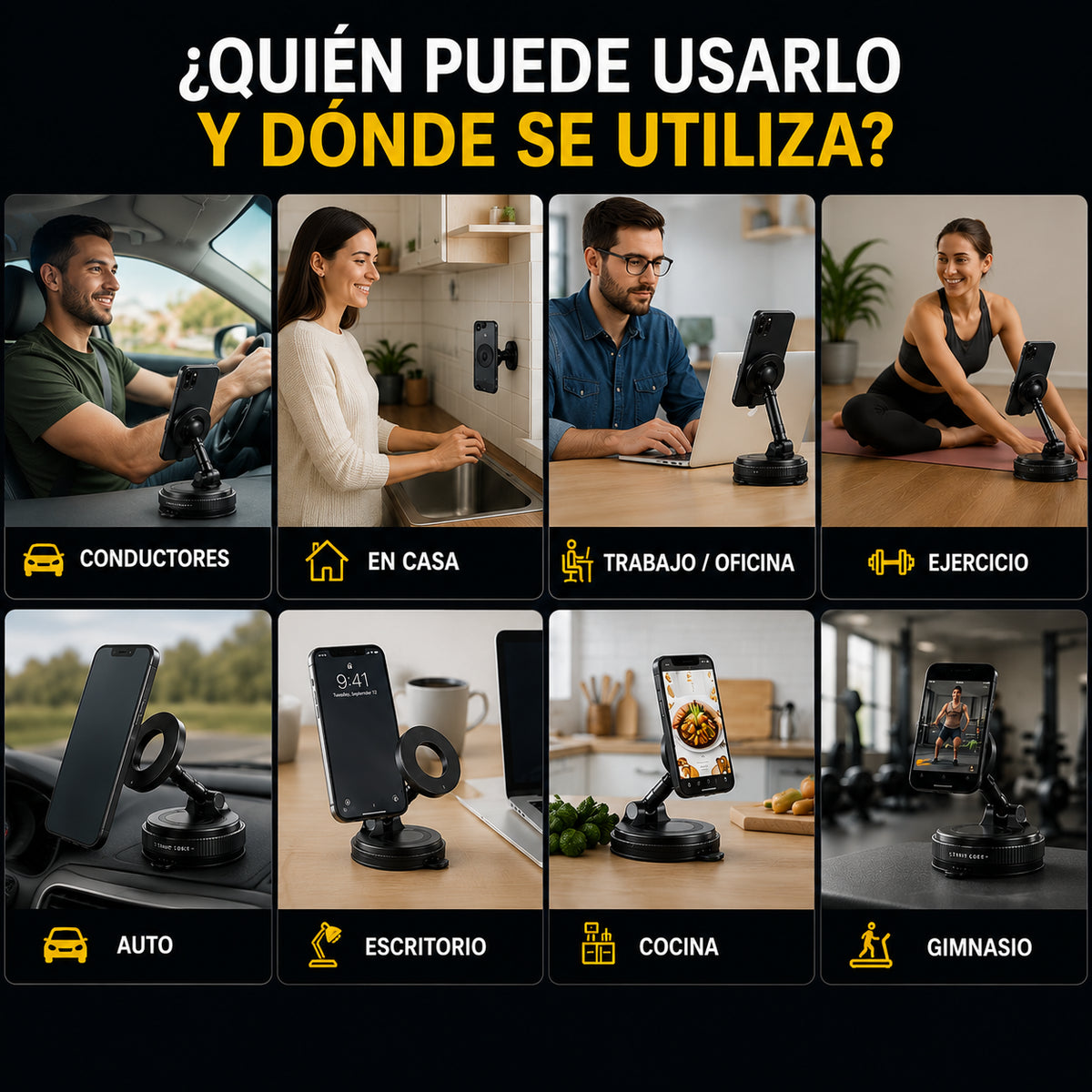 🧲 SOPORTE DE TELÉFONO MAGNÉTICO 🧲