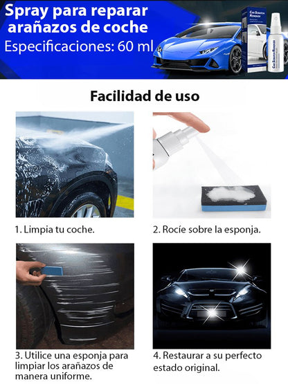 🔥Spray reparador de arañazos para coche – ¡Ahorra dinerales en el taller!