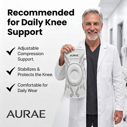Aurae Knee Sleeve | Instant Relief, All-Day Stability & Adjustable Support