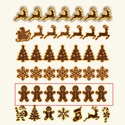 🎄 Light-Up Christmas Wall Decoration – Reindeer & Christmas Motifs, 7-Piece Decor Set, 6 Variants to Choose From