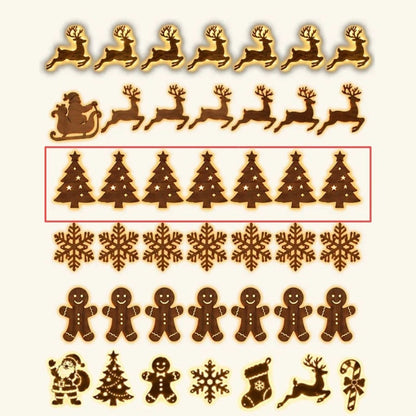 🎄 Light-Up Christmas Wall Decoration – Reindeer & Christmas Motifs, 7-Piece Decor Set, 6 Variants to Choose From