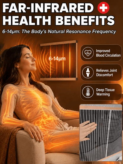 【3-Second Instant Heating】Honeycomb Graphene Far-Infrared Carbon Crystal Wall Heater