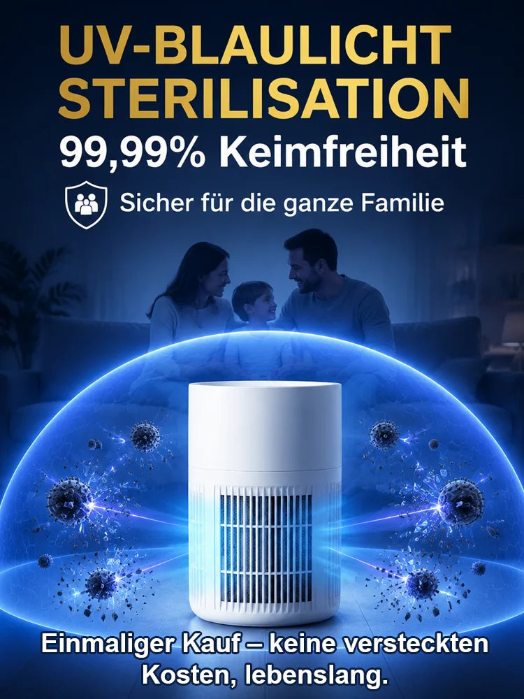 Household Ionizer Air Purifier; Eliminates formaldehyde and odors.