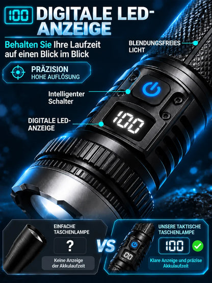 【Ultra Bright Sky Cannon】Ultra-bright white laser flashlight, Rechargeable and portable for emergencies