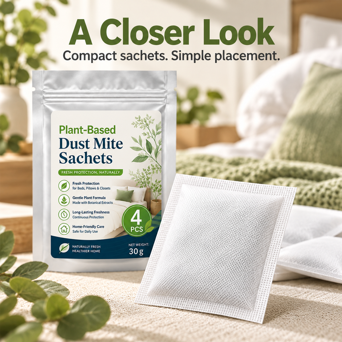 Plant-Based Mite Repellent Pouches🌿🛡️-JOE