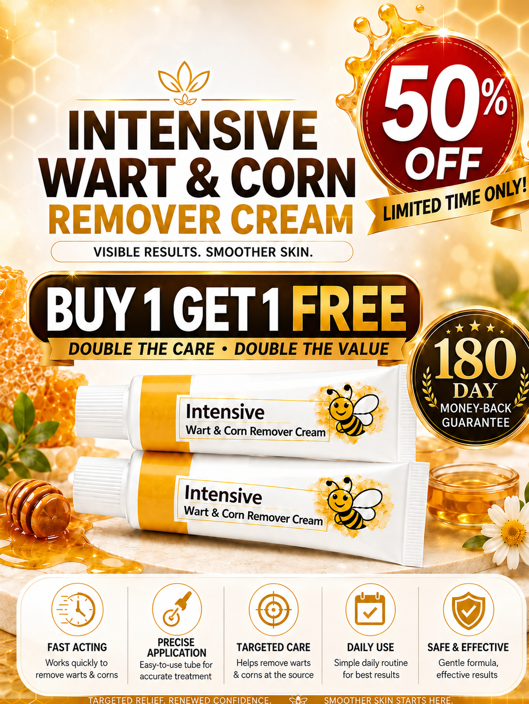 Intensive Wart & Corn Remover Cream