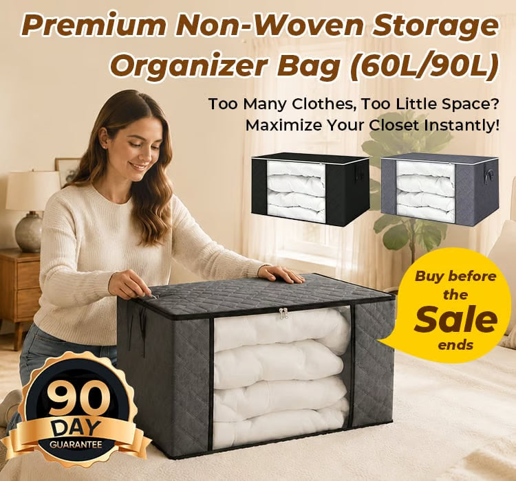 Ditch the Bulky Bins: The Large-Capacity Fold-Flat Organizer Your Closet Needs