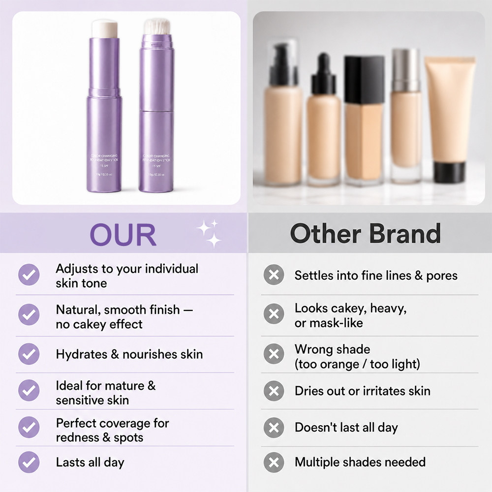 🔥Final 2 Hour 26% OFF🔥 Color Changing Foundation Stick