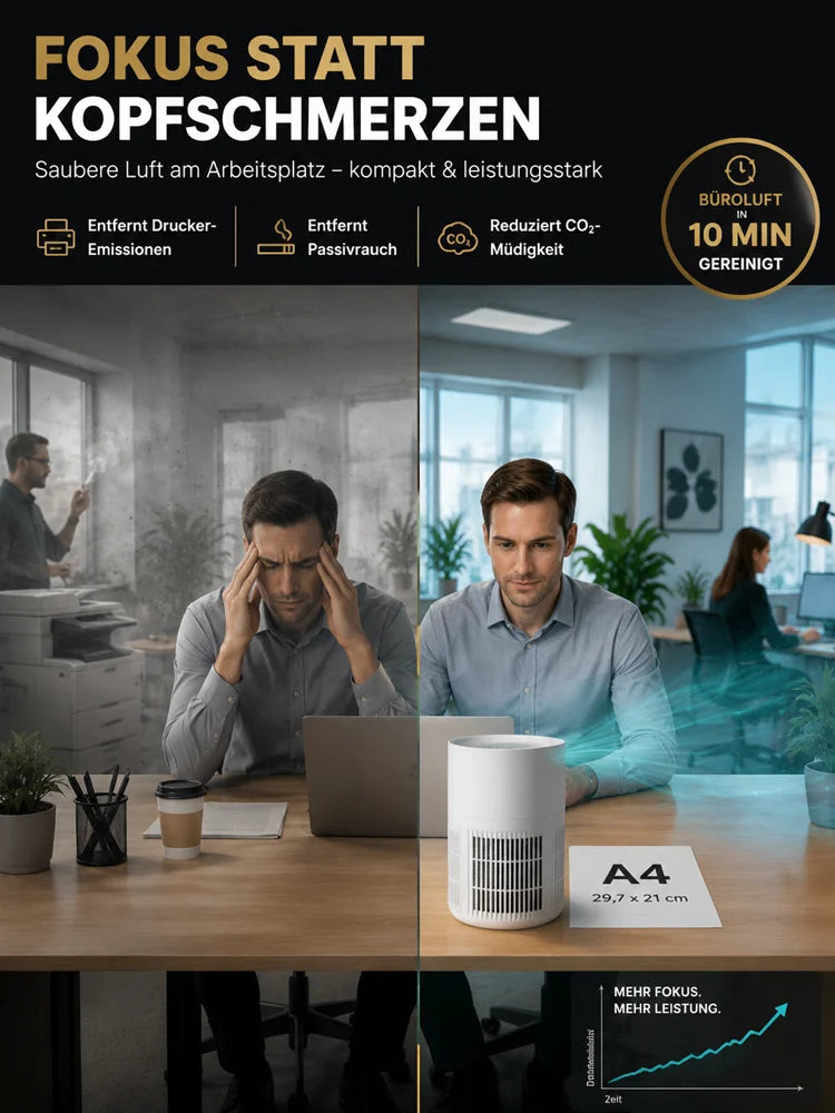 Household Ionizer Air Purifier; Eliminates formaldehyde and odors.