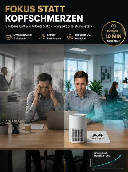 Household Ionizer Air Purifier; Eliminates formaldehyde and odors.