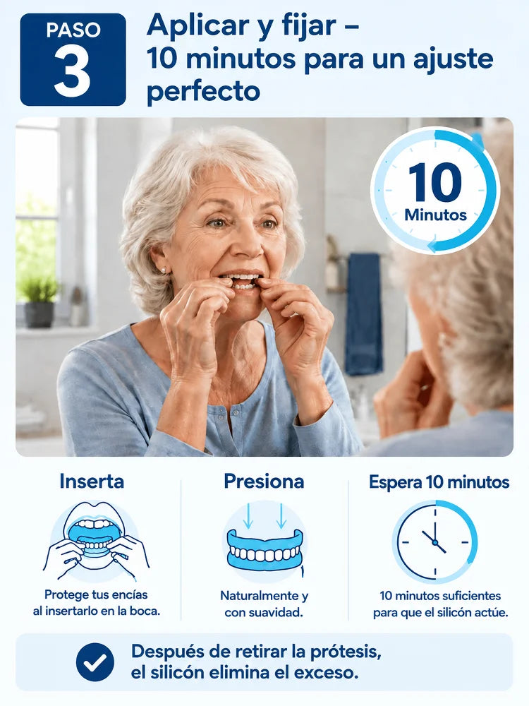 Juego de adhesivo para dentaduras postizas🦷