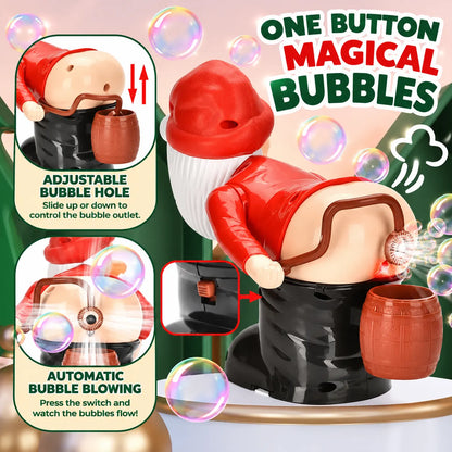 🎅 Farting Santa Bubble Machine💨 Funny Holiday Party Toy & Gift🎁