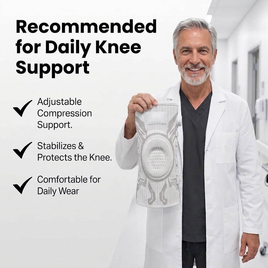 Knee Sleeve | Instant Relief, All-Day Stability & Adjustable Support