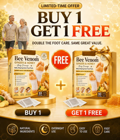 Bee Venom Ginger & Honey Foot Pads