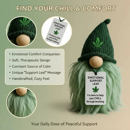 🌿💚 Emotional Support Weed Gnome – Your Little Cannabis Companion