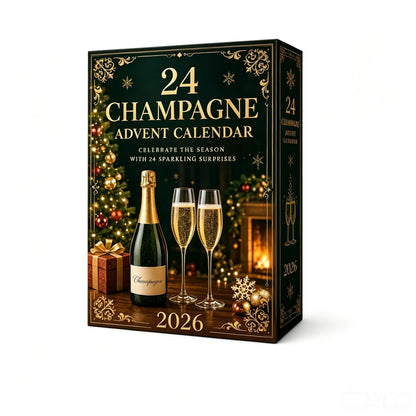 2026 Champagne Advent Calendar - 24 Days of Luxury Sparkling Wine | Limited Edition Holiday Countdown