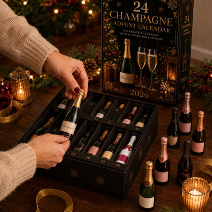 2026 Champagne Advent Calendar - 24 Days of Luxury Sparkling Wine | Limited Edition Holiday Countdown