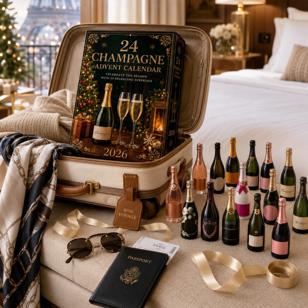 2026 Champagne Advent Calendar - 24 Days of Luxury Sparkling Wine | Limited Edition Holiday Countdown
