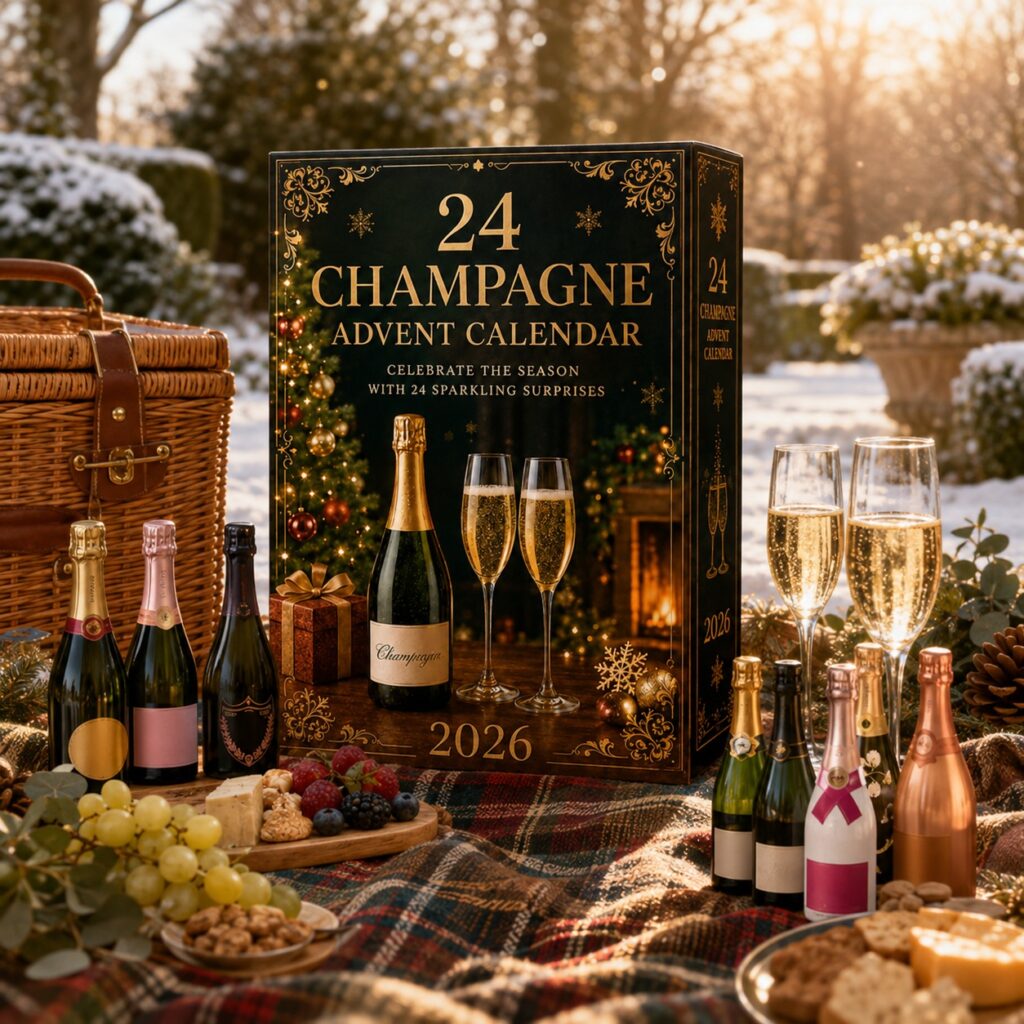 2026 Champagne Advent Calendar - 24 Days of Luxury Sparkling Wine | Limited Edition Holiday Countdown