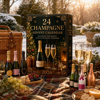2026 Champagne Advent Calendar - 24 Days of Luxury Sparkling Wine | Limited Edition Holiday Countdown