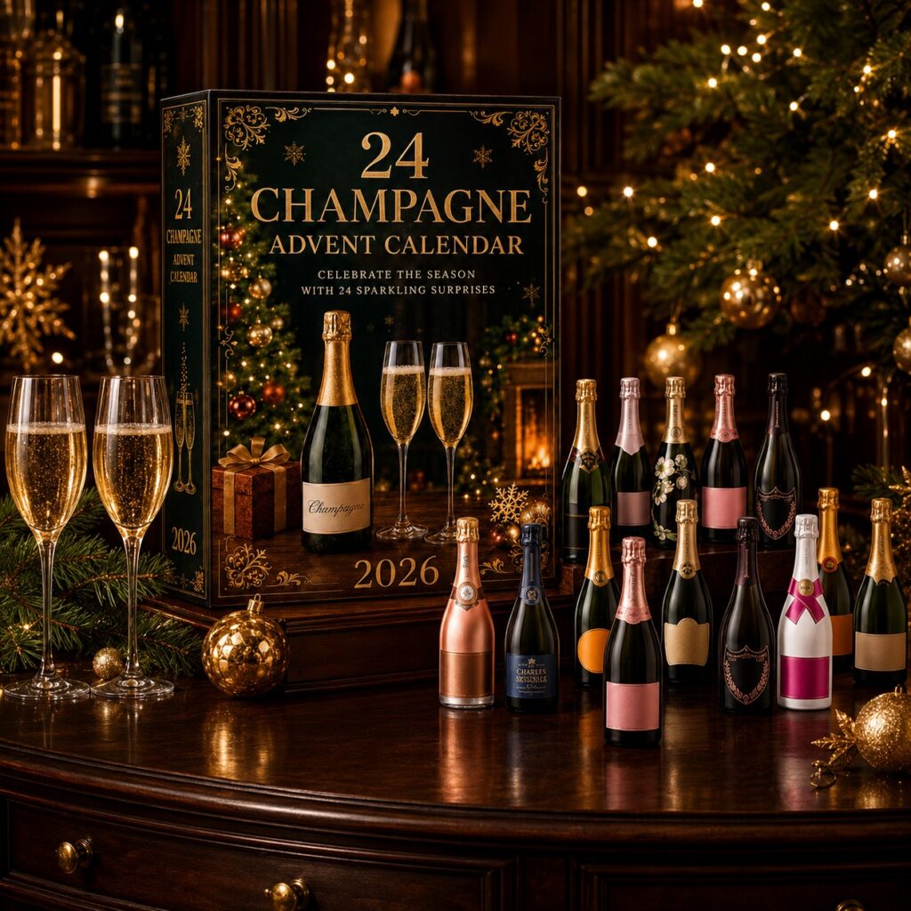 2026 Champagne Advent Calendar - 24 Days of Luxury Sparkling Wine | Limited Edition Holiday Countdown