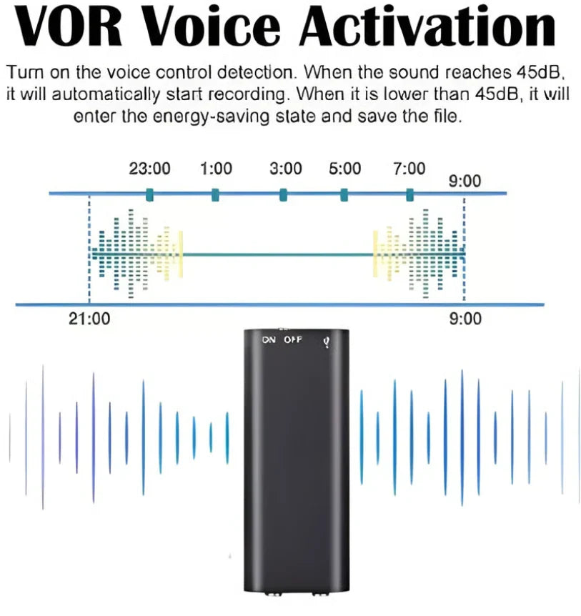 Voice-Activated Hidden Voice Recorder