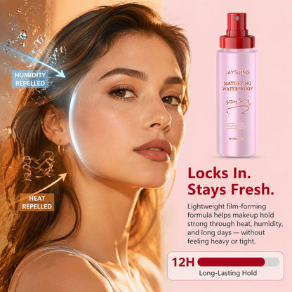 Hyaluronic Acid Waterproof Matte Setting Spray – Transfer-Proof & Shine Control