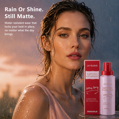 Hyaluronic Acid Waterproof Matte Setting Spray – Transfer-Proof & Shine Control