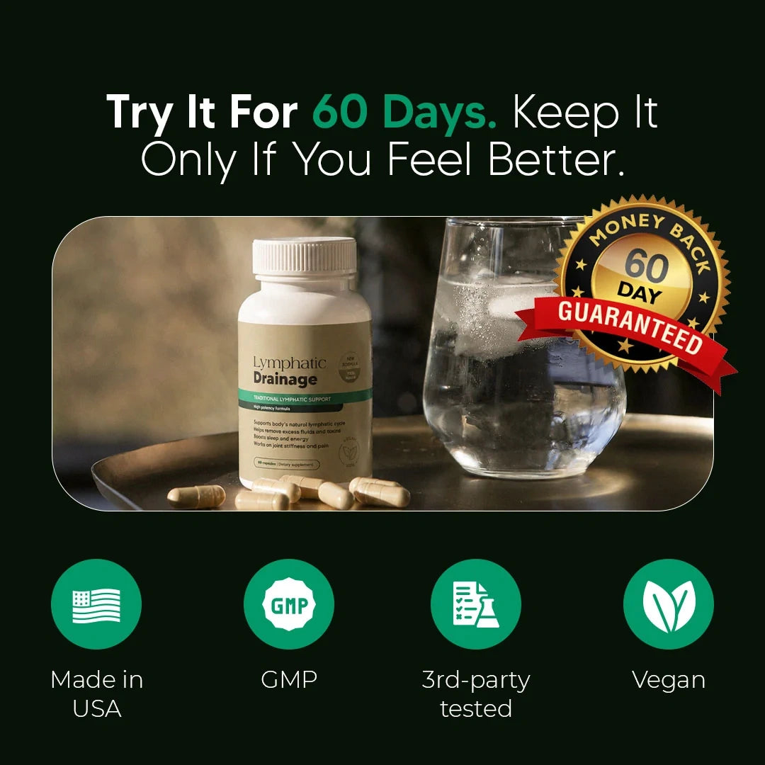 New Maximum Potency Formula - Lymphatic Drainage Capsules