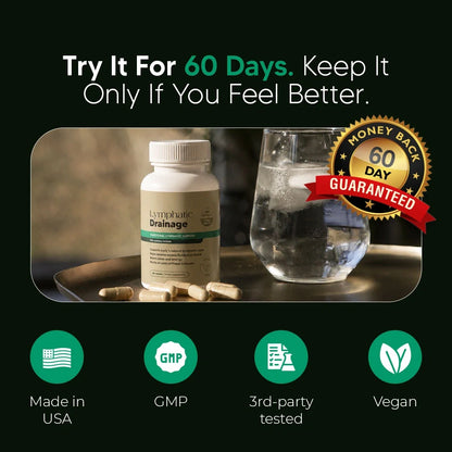 New Maximum Potency Formula - Lymphatic Drainage Capsules