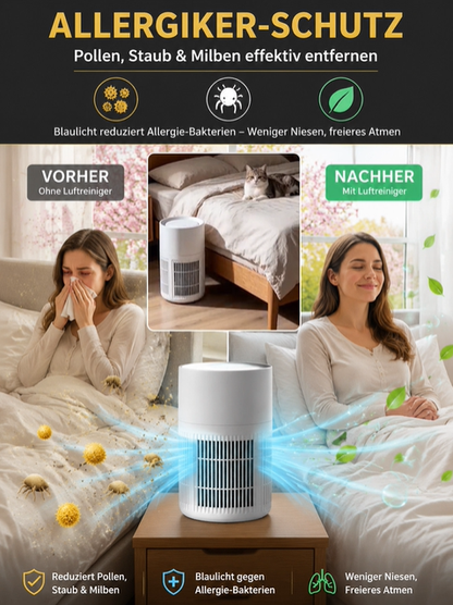 Household Ionizer Air Purifier; Eliminates formaldehyde and odors.