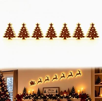 🦌 Glowing LED Reindeer Wall Decor – Festive Christmas Lighting 🎄