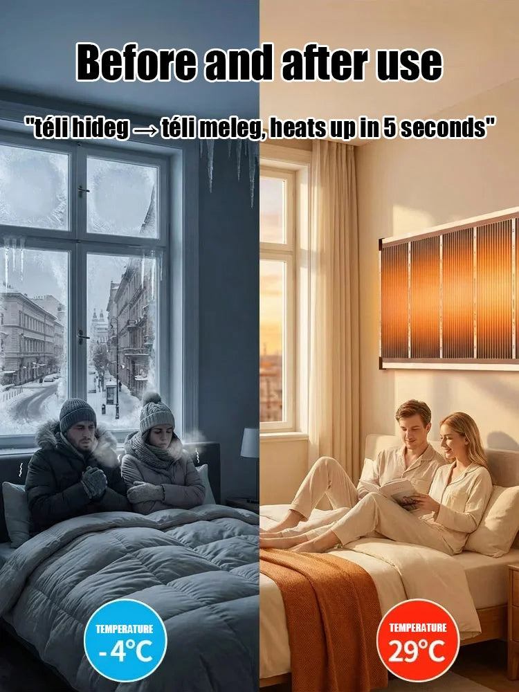 【5-Second Instant Heat】German High-Tech Graphene Wall Heater