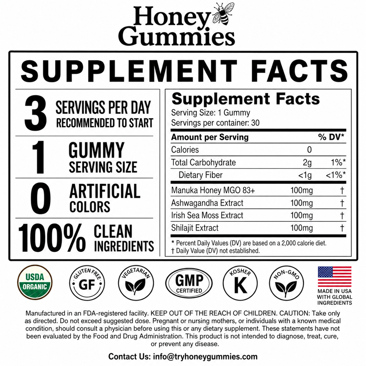 Honey Gummies🐝Real Vitality You Can Feel.