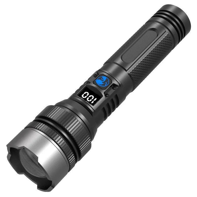 🔦‘’TongTianPao‘’ High-Power Rechargeable Zoom Flashlight – 2000LM, Power Bank & Digital Battery Display