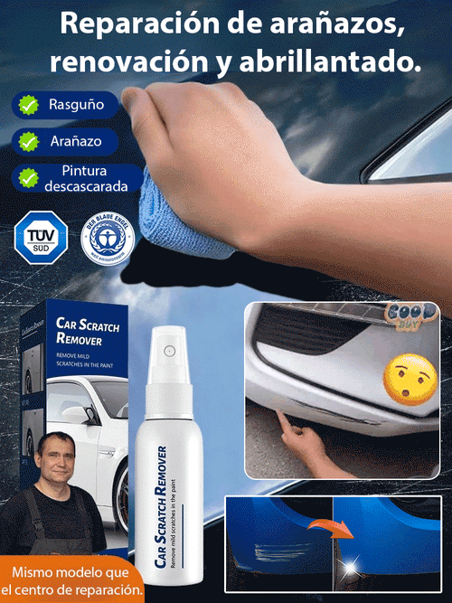 🔥Spray reparador de arañazos para coche – ¡Ahorra dinerales en el taller!
