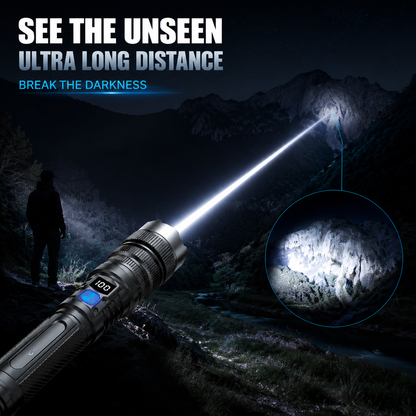🔦 High-Power LED Flashlight – Powerful Light for Any Situation