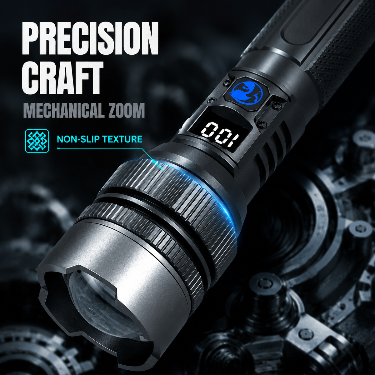 🔦 High-Power LED Flashlight – Powerful Light for Any Situation