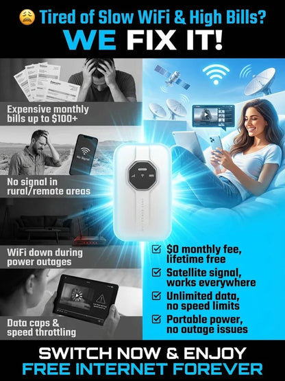 🌍[Global Coverage] Boundless Portable Wi-Fi