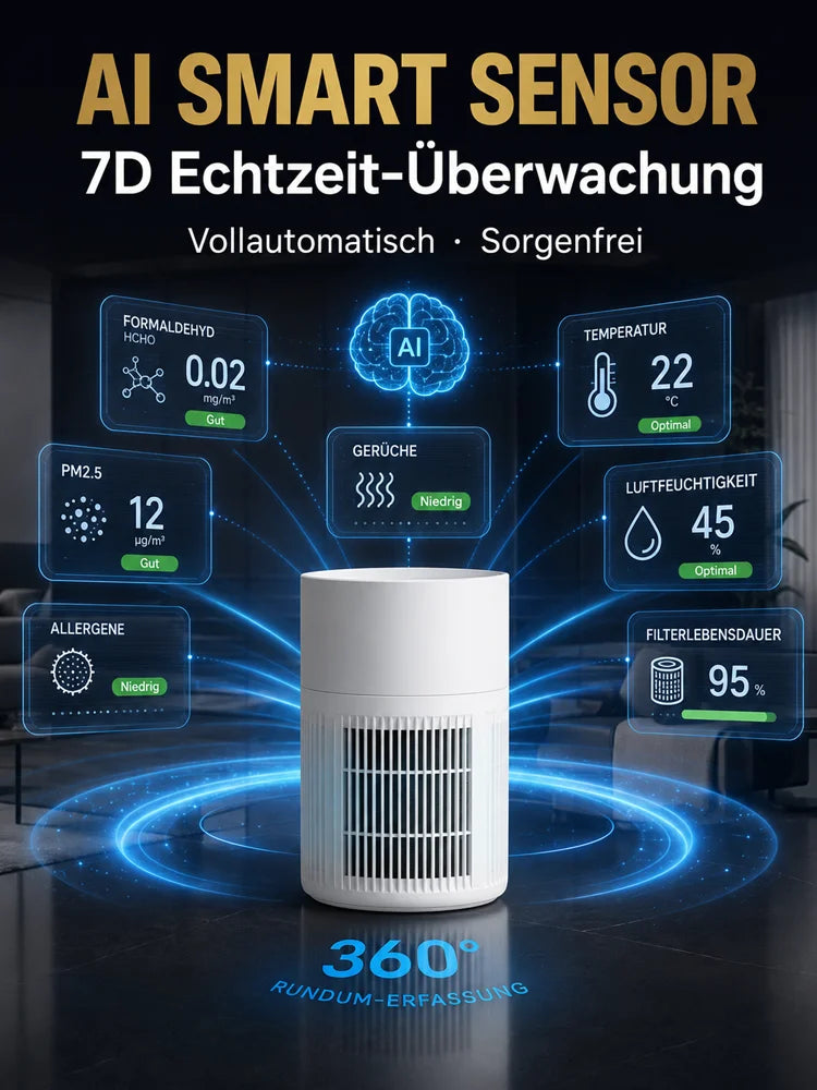 Household Ionizer Air Purifier; Eliminates formaldehyde and odors.