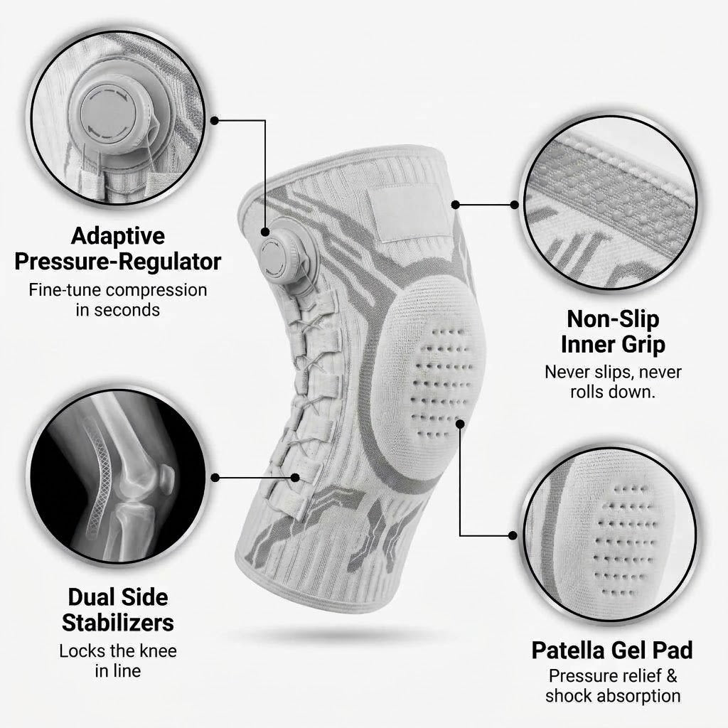 Knee Sleeve | Instant Relief, All-Day Stability & Adjustable Support