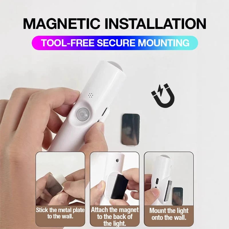 💡 Magnetic Motion-Sensor Light