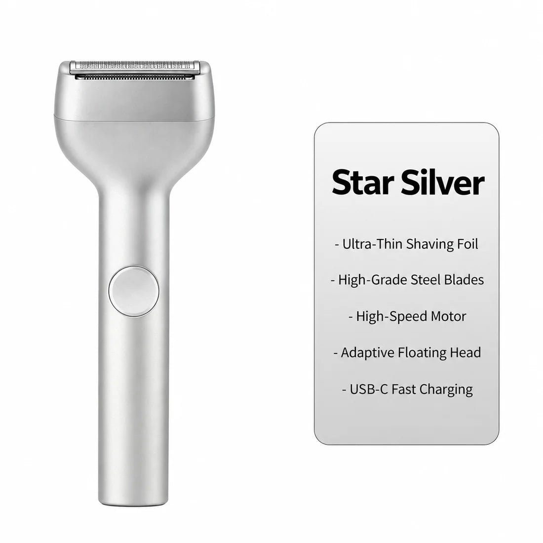 🪒Men's Rechargeable Foil Electric Shaver ⚡🧔– Efficient Close Shaving, Cordless Portable Wet & Dry Beard Razor for Daily Grooming