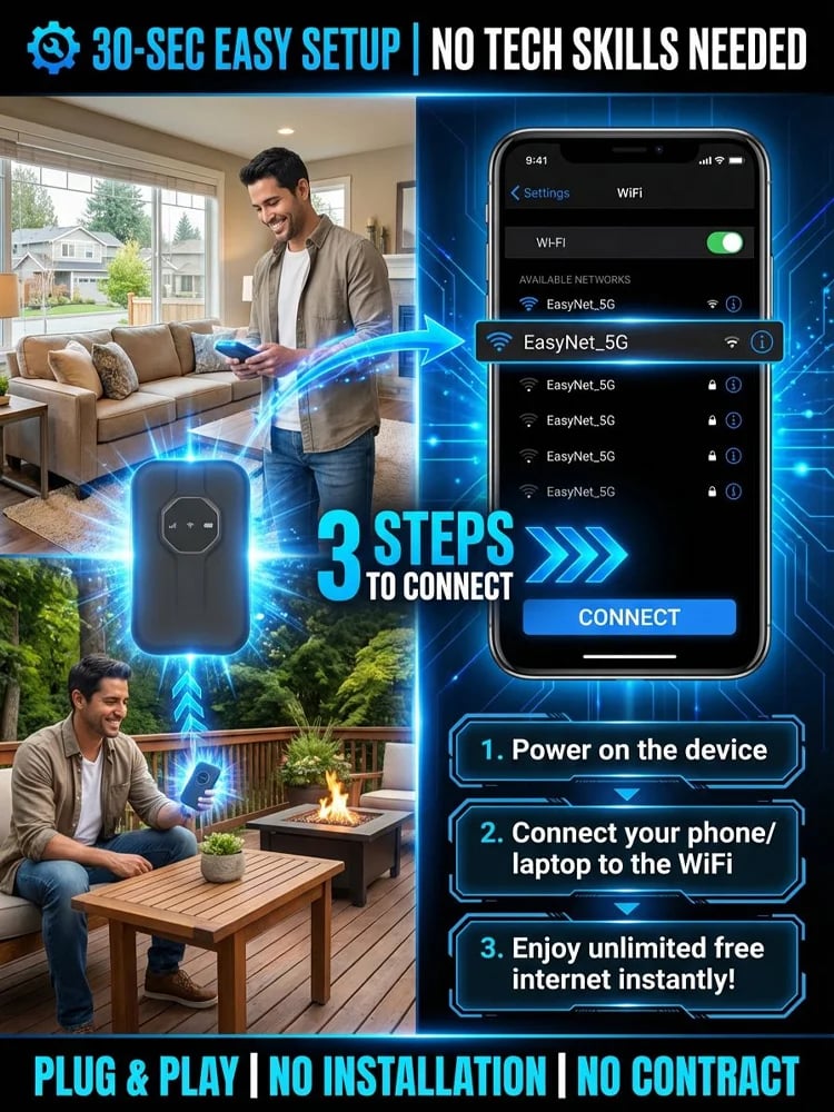 🌍[Global Coverage] Boundless Portable Wi-Fi