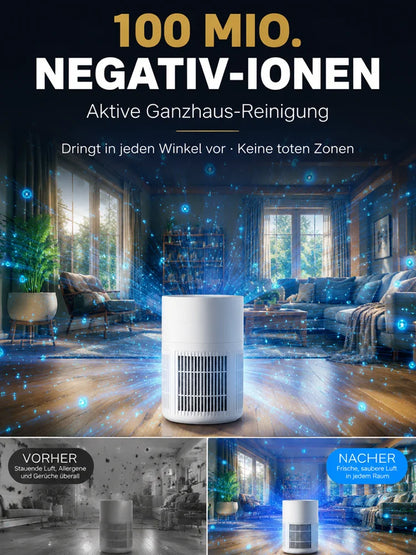 Household Ionizer Air Purifier; Eliminates formaldehyde and odors.